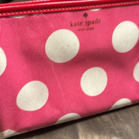 Kate Spade Pink Polka Dot Cosmetic Bag - Picture 2 of 10
